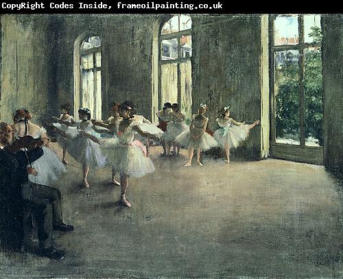 Edgar Degas The Rehearsal